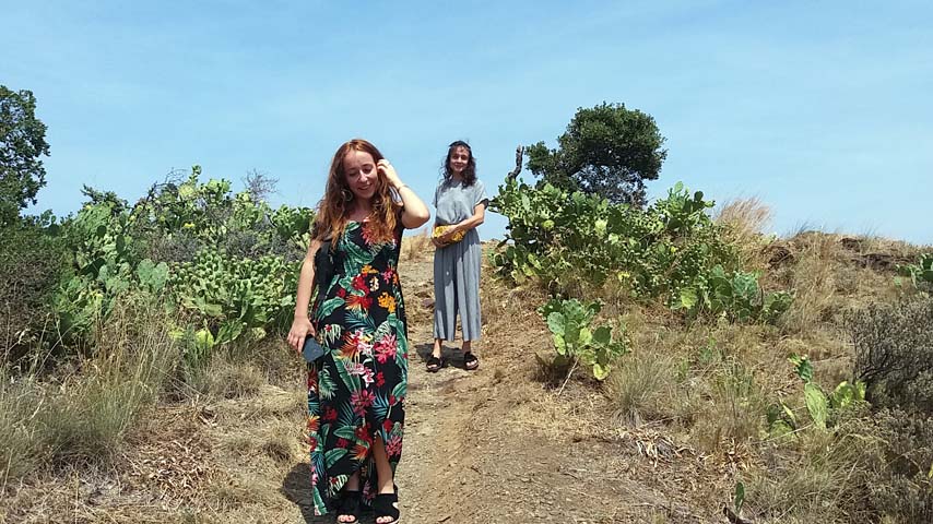 Sonia et Karine à Cerbère