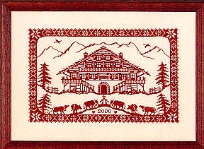 ( Le chalet rouge )