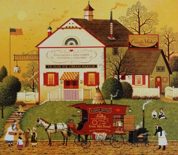 peinture de Charles Wysocki