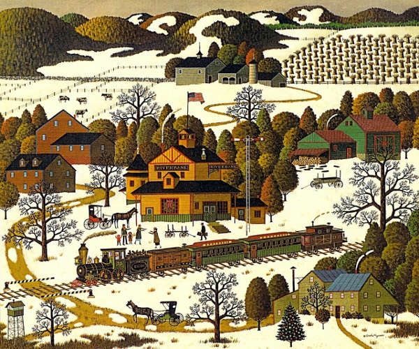 peinture de Charles Wysocki