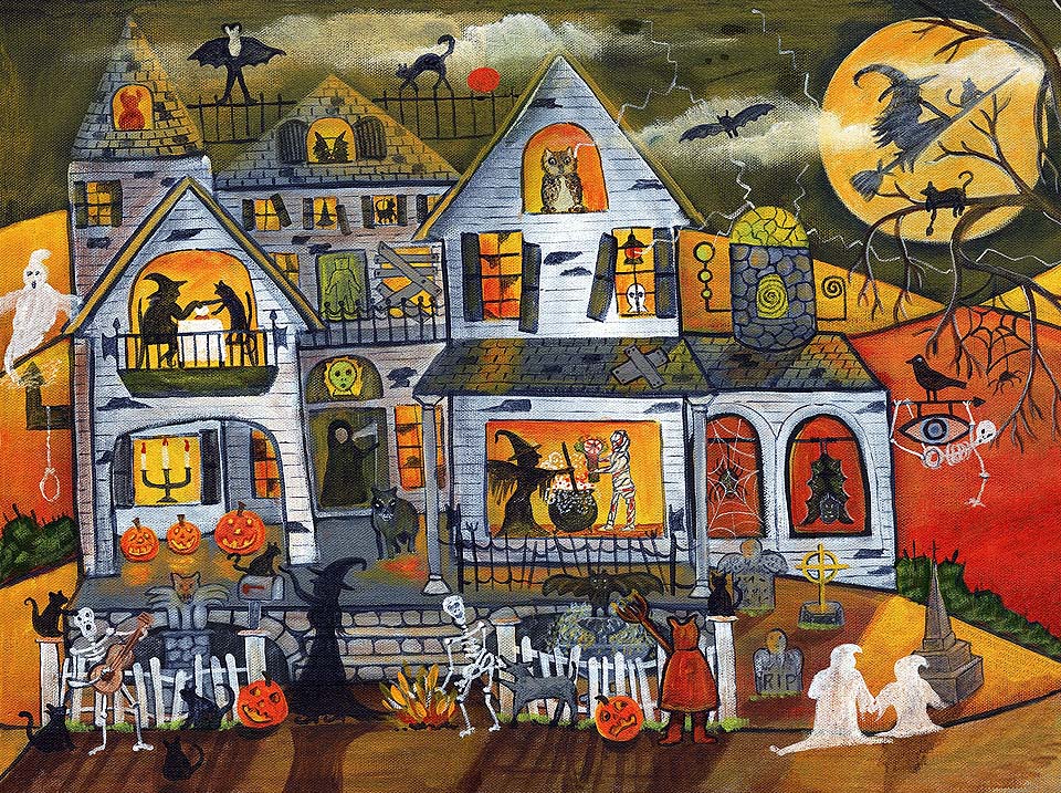 Bewitched Halloween House