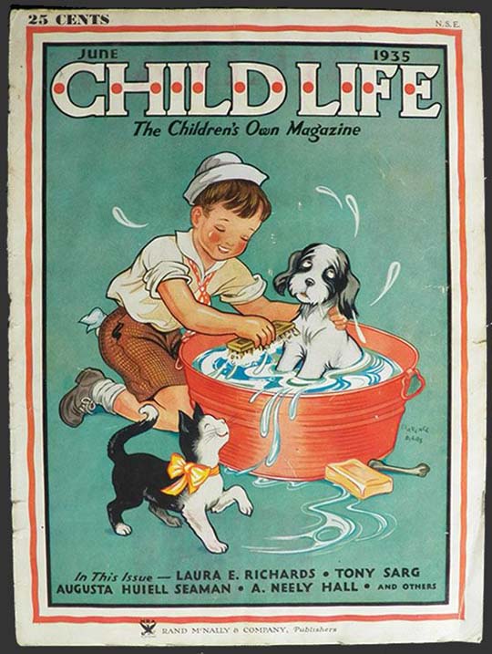 1935-06 Chat et chien