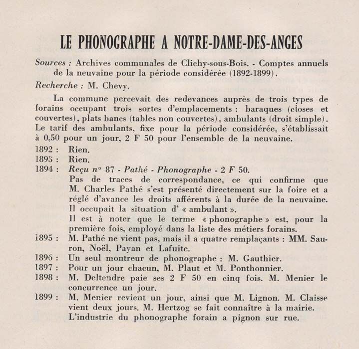 exposants de phonographe