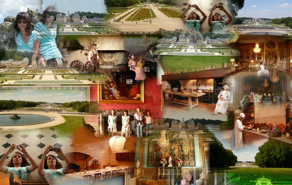 collage : Au chteau de Fontainebleau