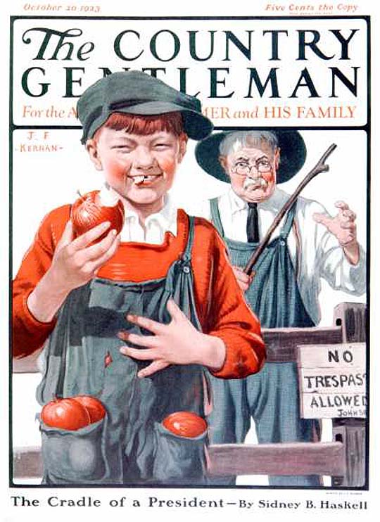 1923-10 Le voleur de pommes