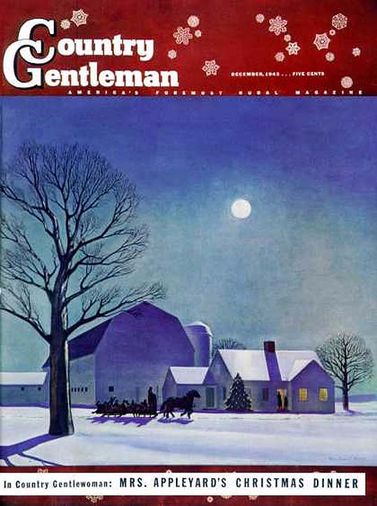 1943-12 Balade en traîneau au clair de lune