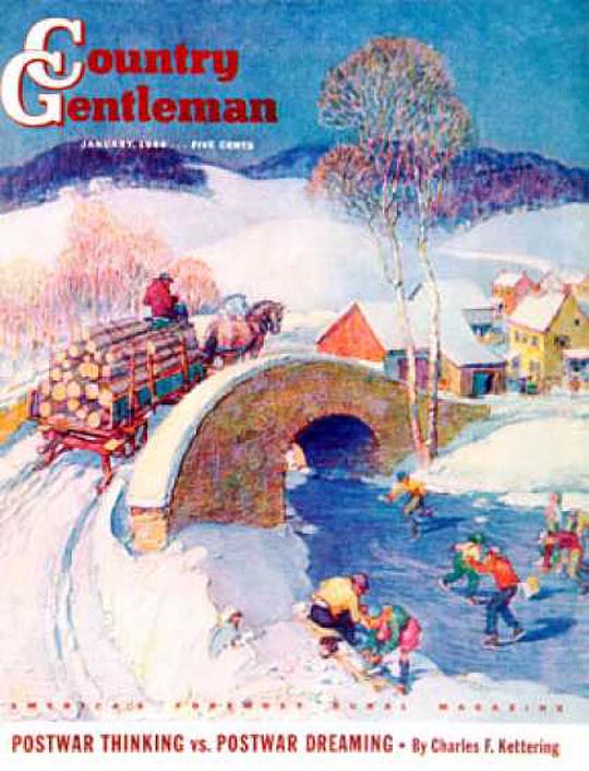 1944-01 L'hiver au village