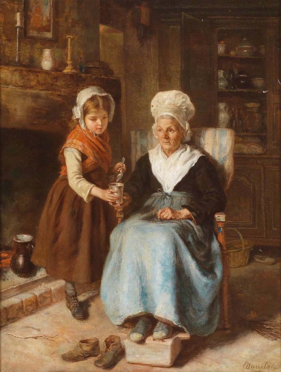 Visite à la grand-mère