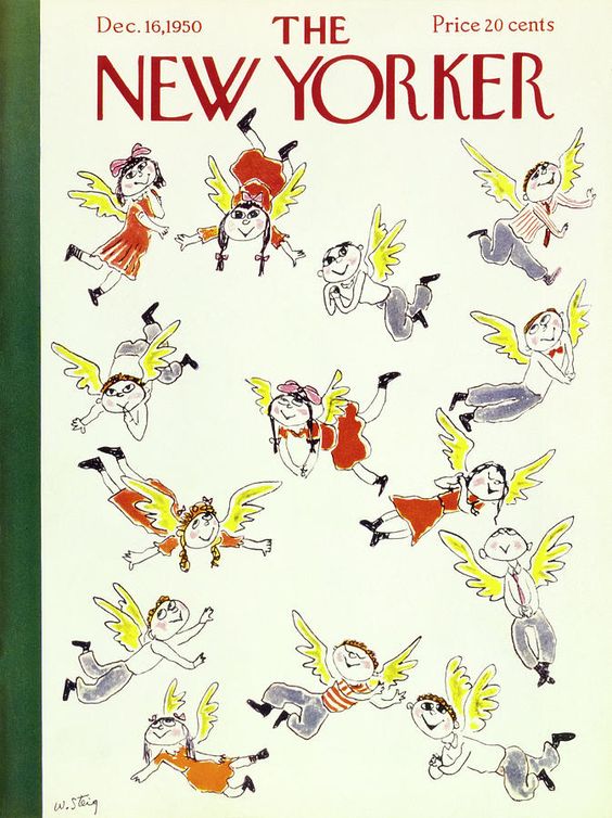 The New Yorker - 16 décembre 1950 - Happy angelic, children with wings