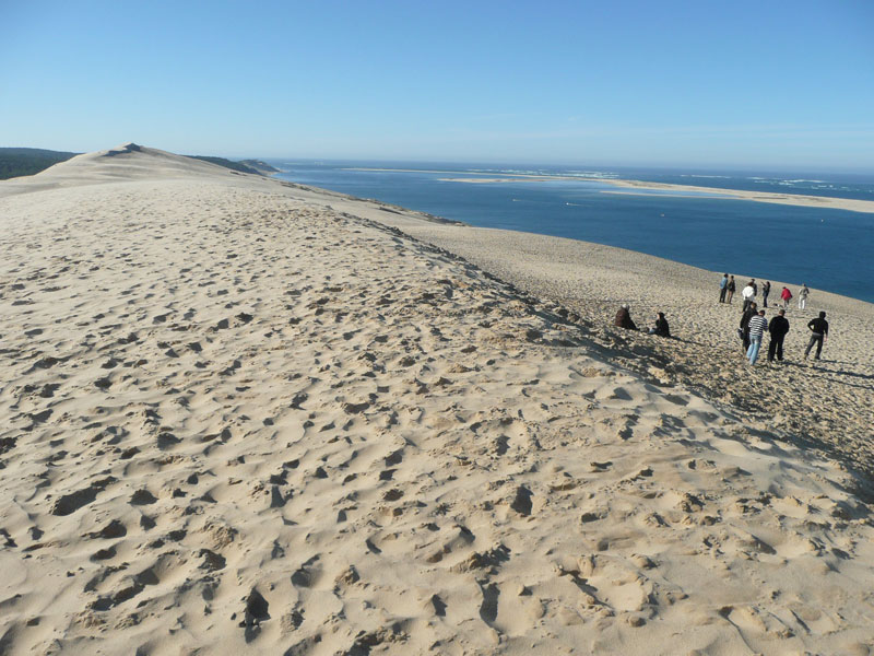 le sommet de la dune