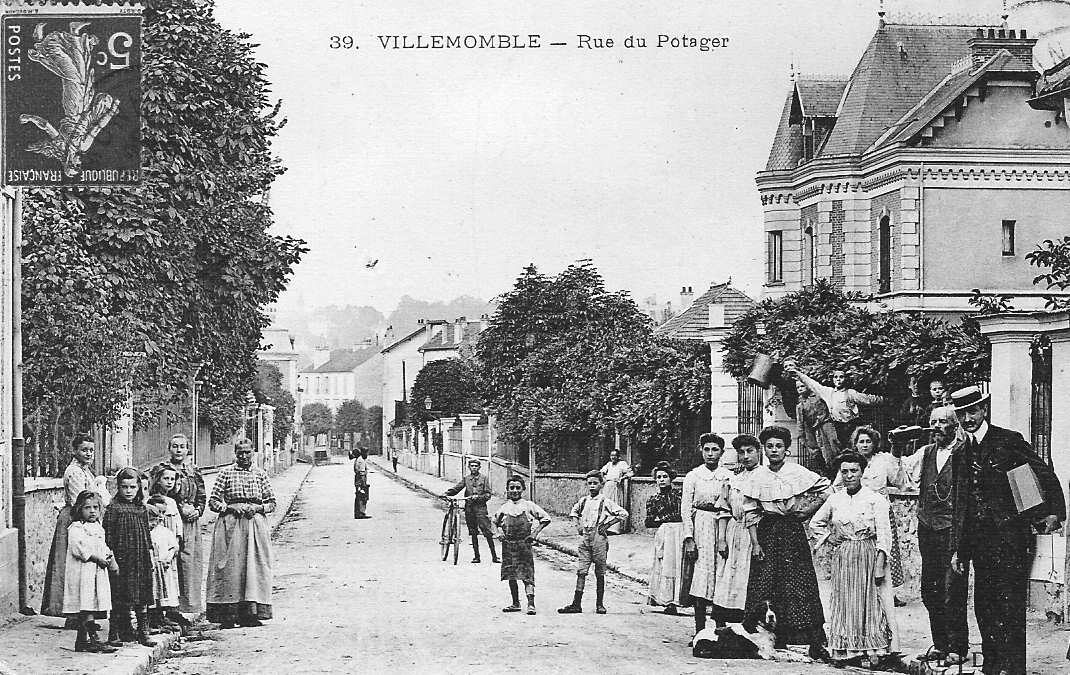 Villemomble - la rue du Potager o nous habitions