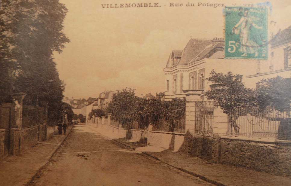 Villemomble - la rue du Potager o nous habitions