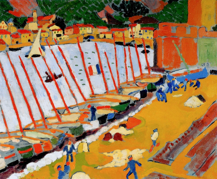 André Derain - Le faubourg de Collioure