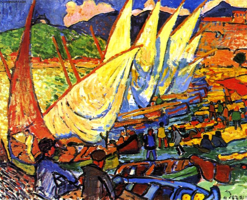 André Derain - Barques de pêcheurs à Collioure