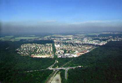 Vue arienne d'Ozoir-la-Ferrire