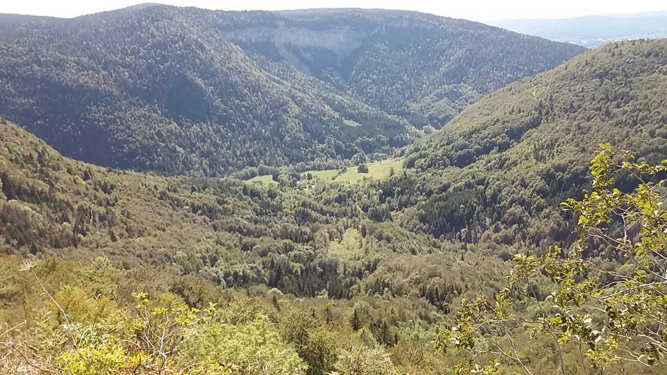 belvédère des gorges d'Orvaz