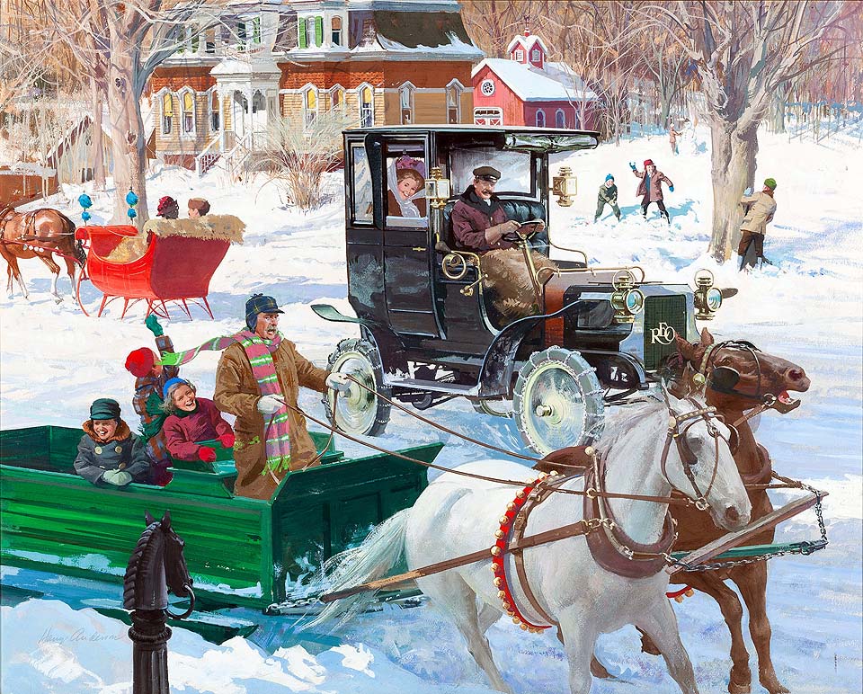 1906 Reo Depot Wagon: The Sound of Sleighbells