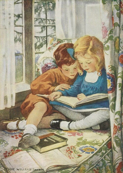 Chidren Reading