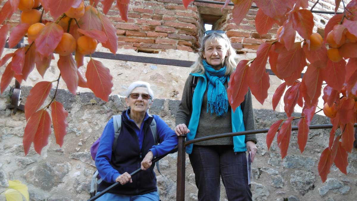 Fernande et Pascale au Chteau Fort Libria  Villefranche-de-Conflent