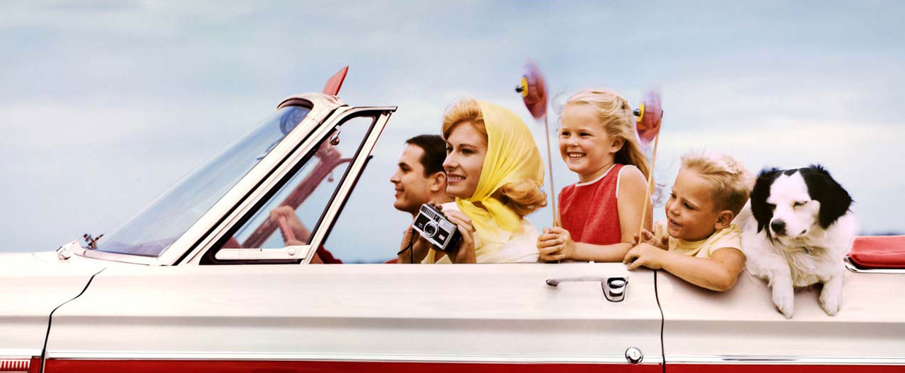 Colorama Kodak - family in car - Texas - 1968 - Jim Pond