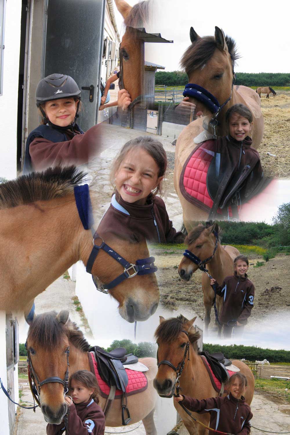 Lena et son poney No