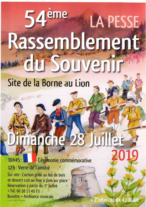 Rassemblement du Souvenir Site de la Borne au Lion