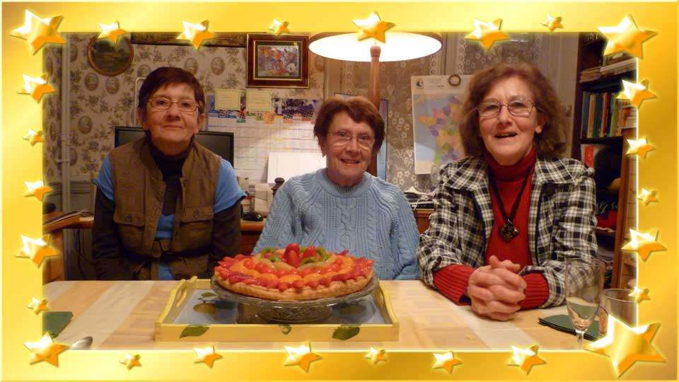 Les 3 soeurs  Chambonnires mars 2011 Fernande, Edda et Jeanine