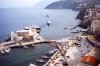 ( Lipari : Marina Corta vu du haut de la Citadelle )