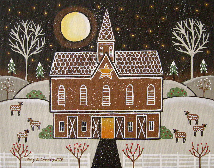 Gingerbread Star Barn