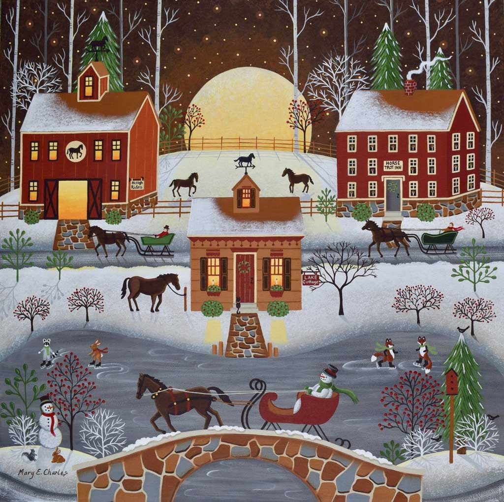 Horse Trot Farm Winter