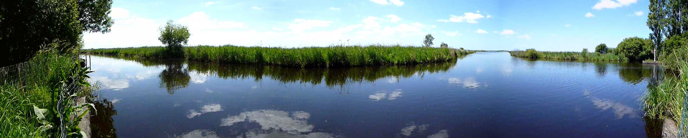 panoramique du marais de la Grande Brire