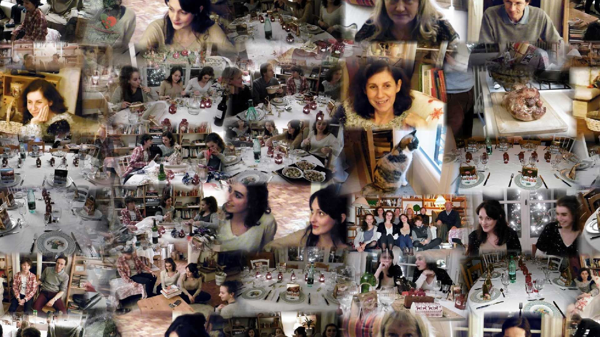 famille ROYER repas de Nol 2014