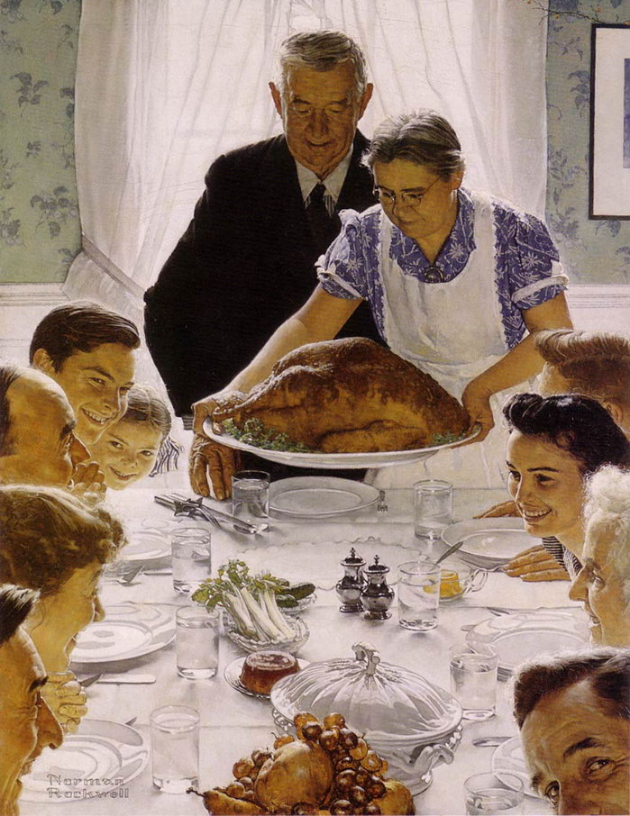 Norman Rockwell : Freedom for Want