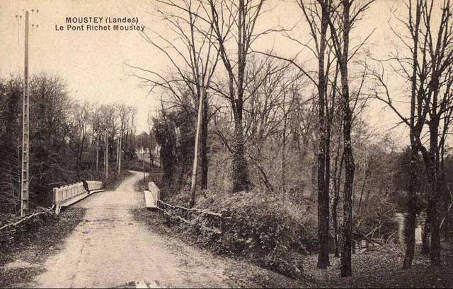 le pont de Richet spare Pissos et Moustey