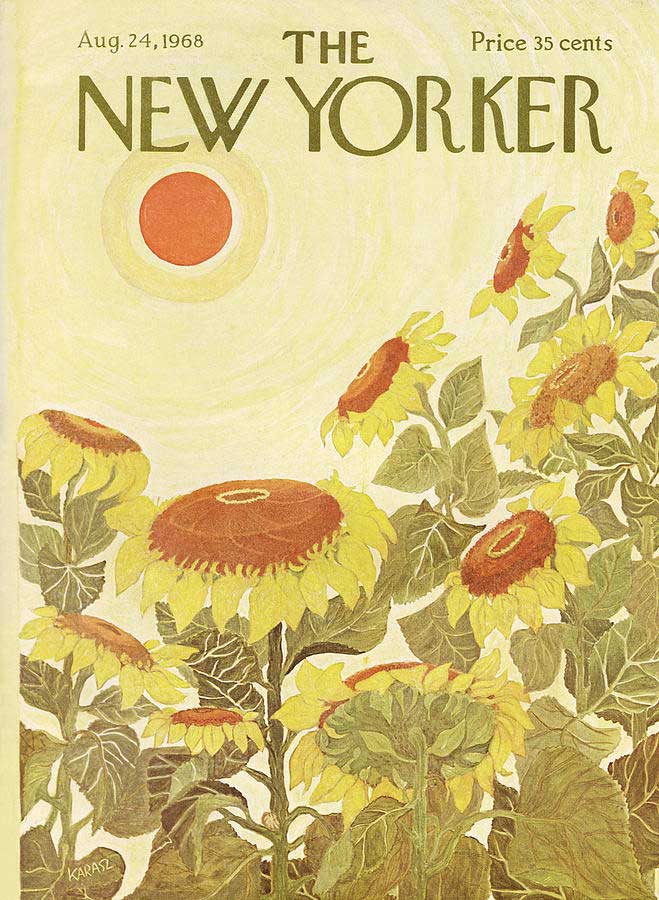 Couverture The New Yorker - Sunflowers