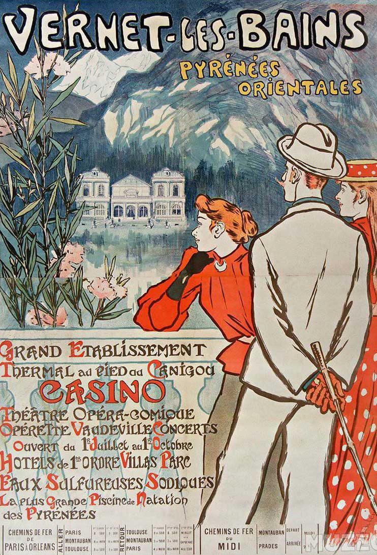 affiche Vernet-les-Bains