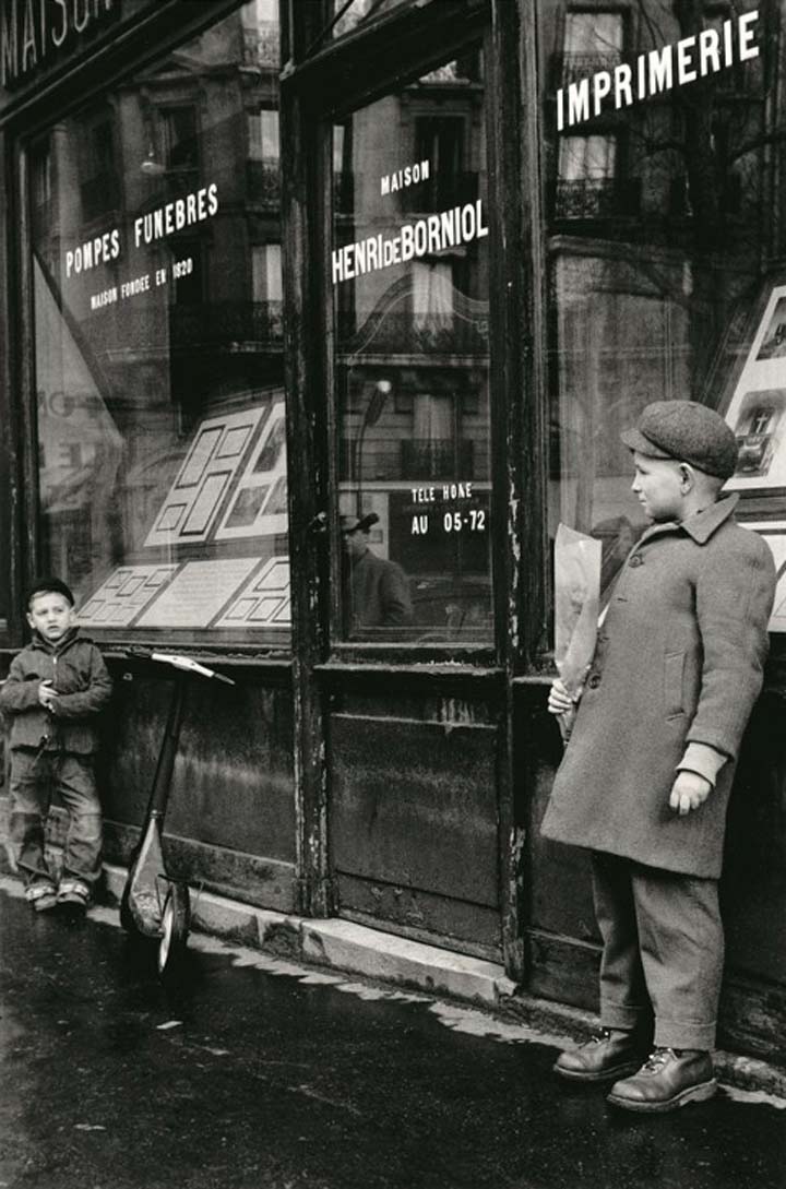 Vitrine de maison Borniol Paris 1954
