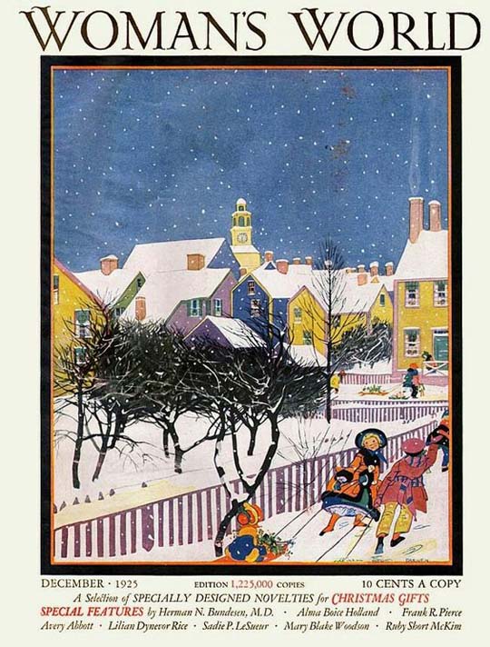 1925-12 Traîner les luges