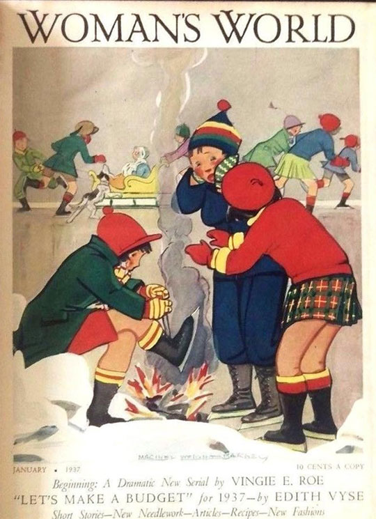 1937-01 Un feu à la patinoire