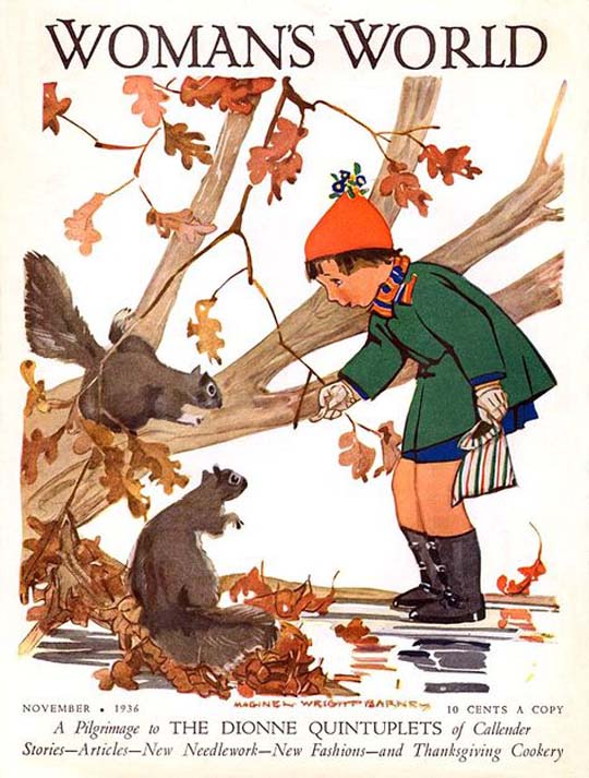 1936-11 La fille aux écureuils