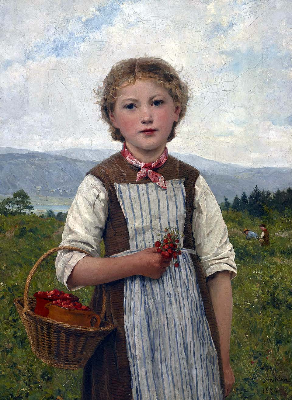 La Mariette aux fraises - 1884