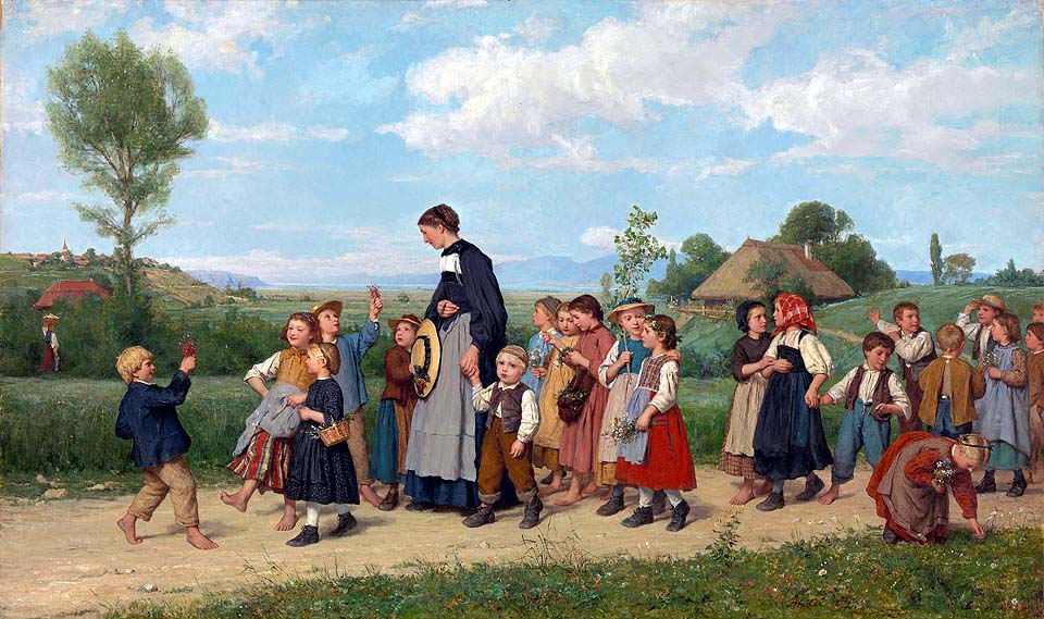 Promenade d'école - 1872