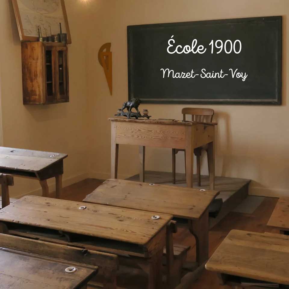 musée de l'école à Le Mazet-Saint-Voy