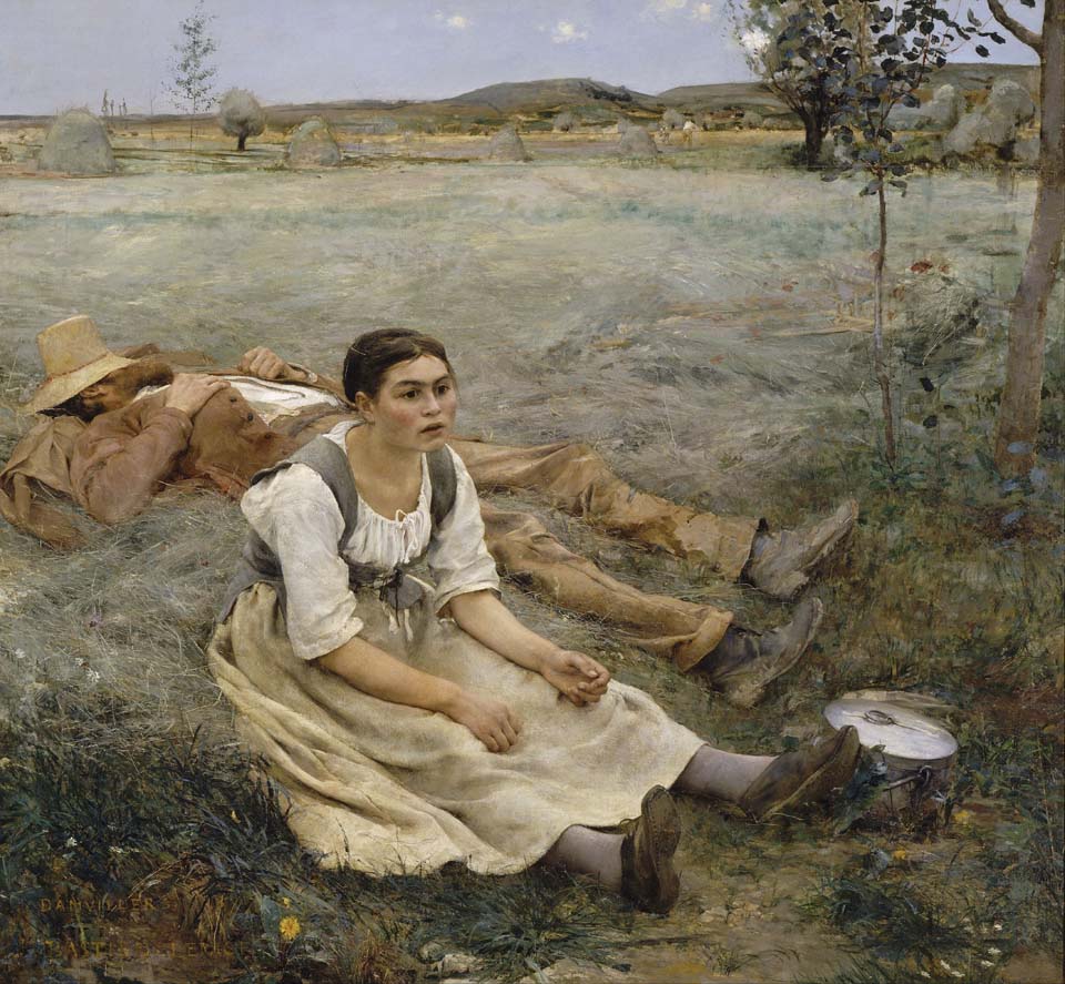 Hay making