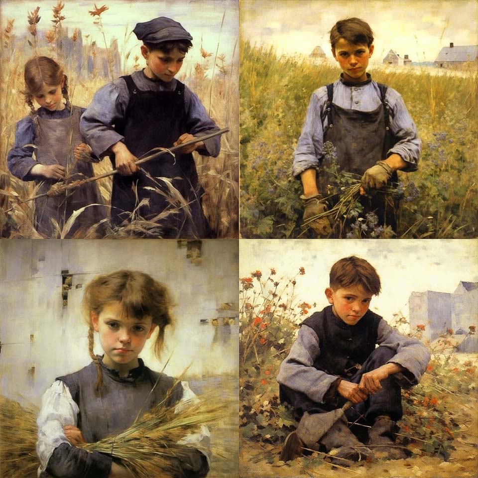 aieasypic style painter Jules Bastien-Lepage - 1