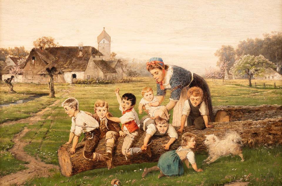 Spring day in the country - detail