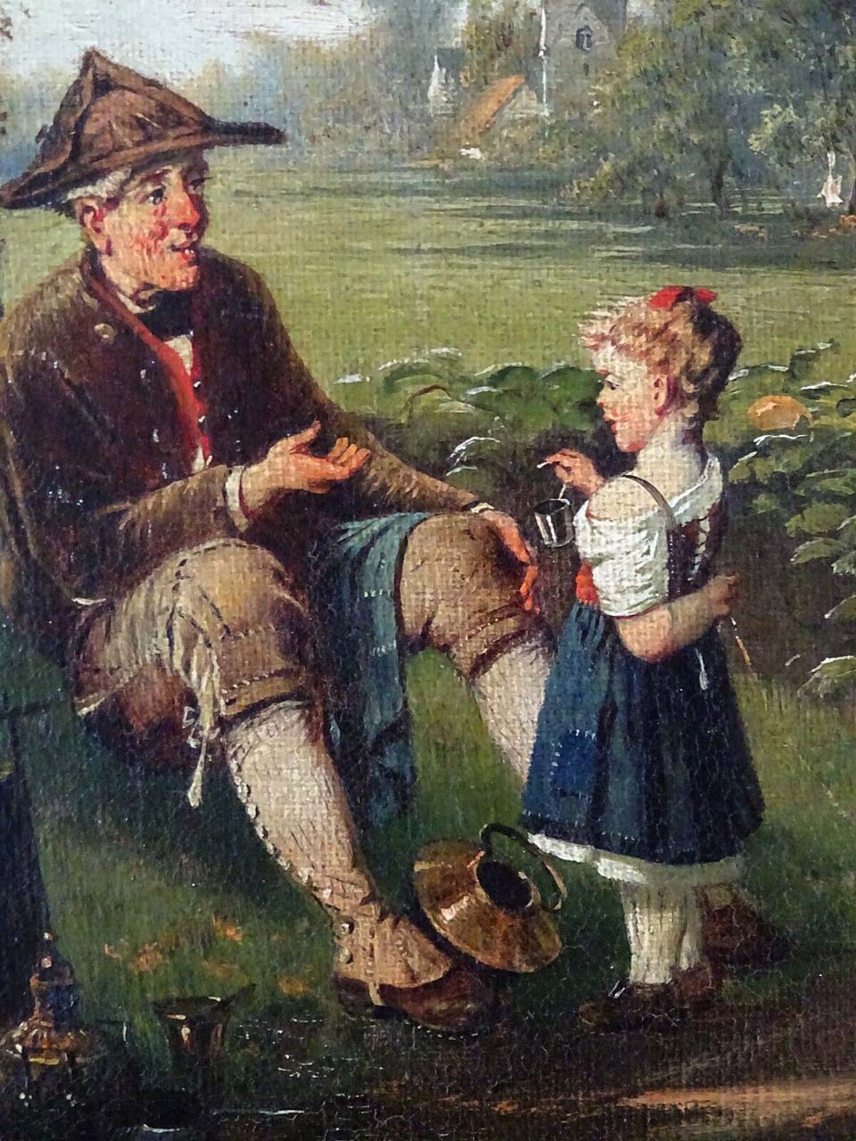 The sutler in the country - detail
