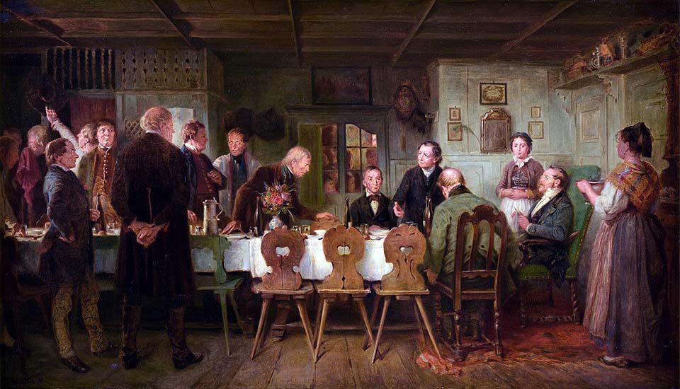 Un repas à la campagne - 1870