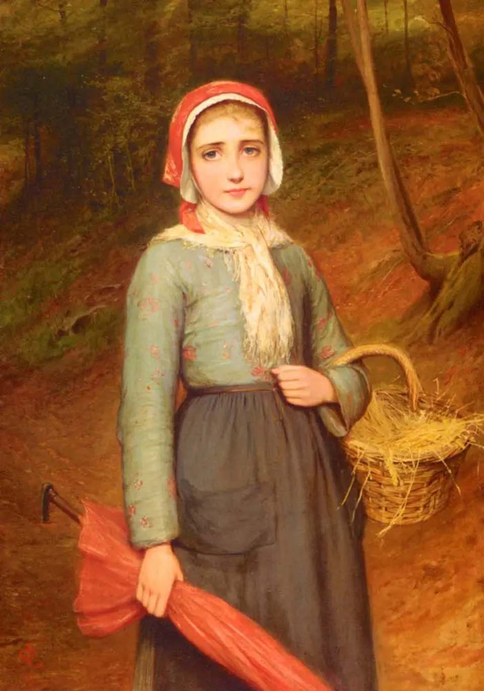 A Berkshire cottage girl