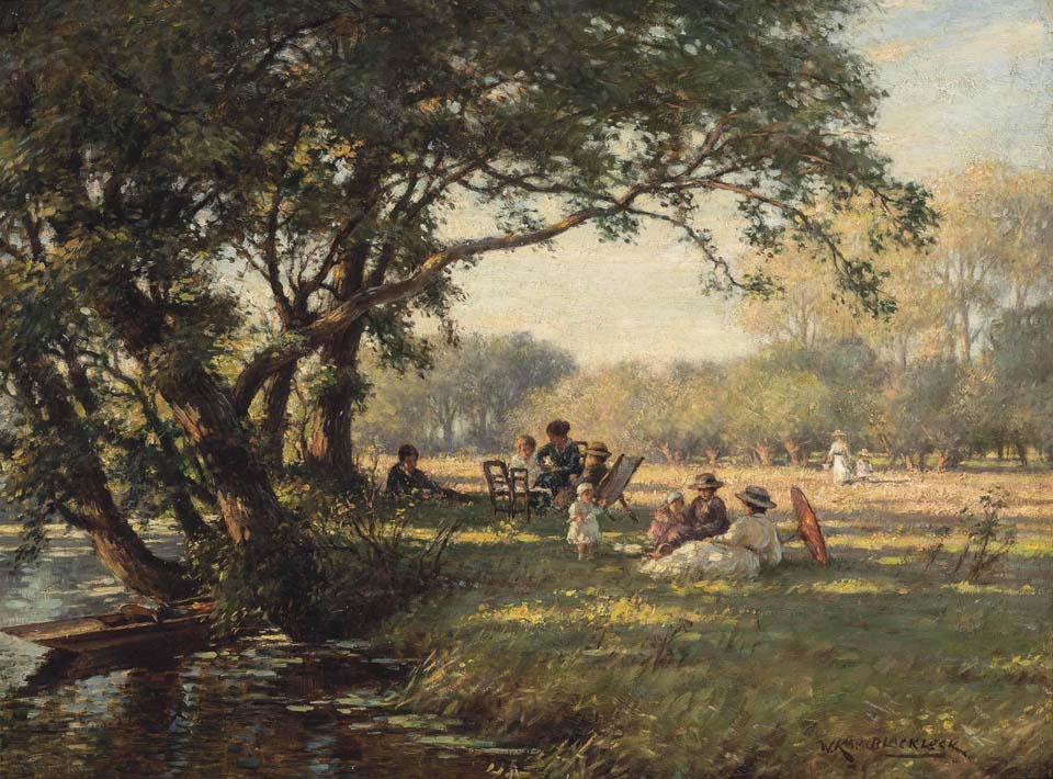 A picnic by the river Ouse